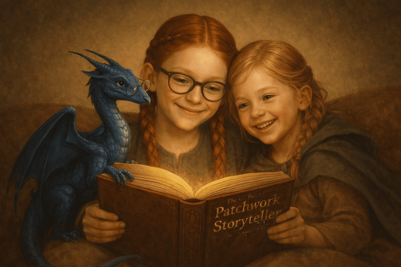 Vezzik, Kinsera and Dinali reading | The Patchwork Storyteller